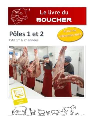 Le livre du boucher - CAP 1er et 2e années - avec Editeonline