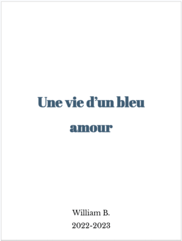Récit poétique - William B - avec Editeonline